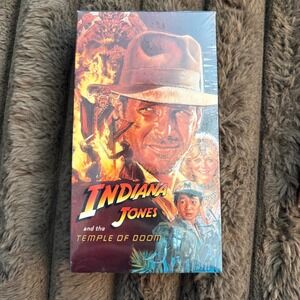 Indiana Jones and the Temple of Doom VHS Tape‎ Sealed New Vintage